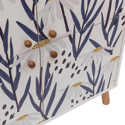 Kalune Design Multil&amp;uuml;x Daisy WhiteDark Blue Multi Purpose Cabinet Slike