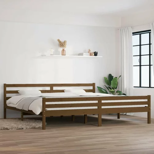  za krevet boja meda drveni 180 x 200 cm 6FT veliki bračni