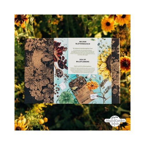 Magic Garden Seeds Wild Blossom Rush - komplet za bio razmnoževanje semen Slike