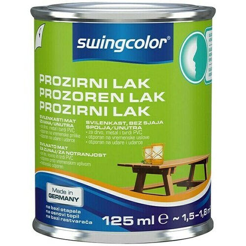 SWINGCOLOR Prozirni lak za namještaj (125 ml, Svilenkasti mat) Cijene