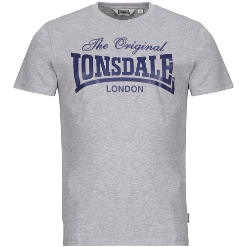 Lonsdale Majice s kratkimi rokavi COLSBROOKE Siva Slike