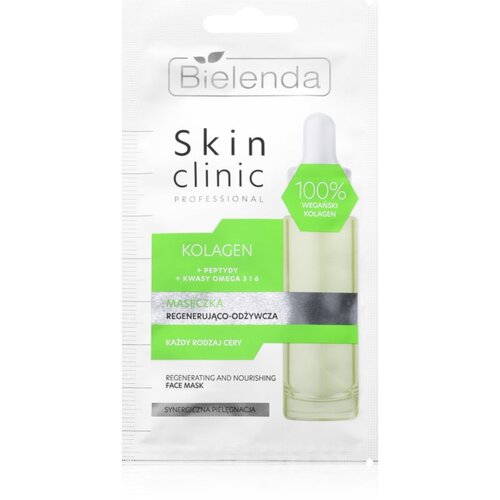Bielenda Skin Clinic Professional Collagen hranilna regeneracijska maska za noč 8 g Cene
