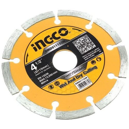 Ingco DIJAMANTNA REZNA PLOČA DRY 115X22,2MM DMD011152M Cijene
