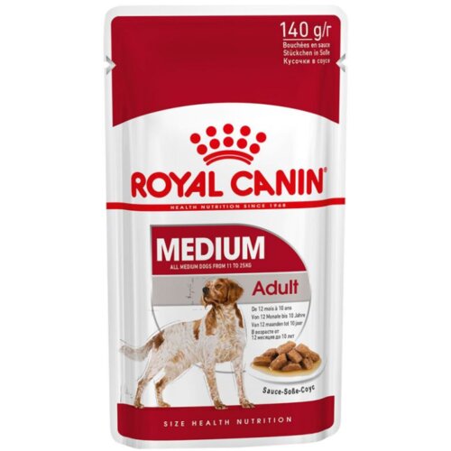 Royal_Canin sosić za pse wet medium adult 140g Slike