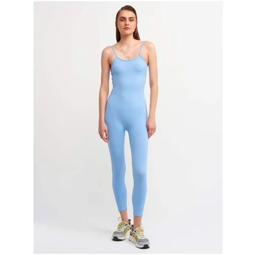 Dilvin Women's Blue Strap Jumpsuit 7957