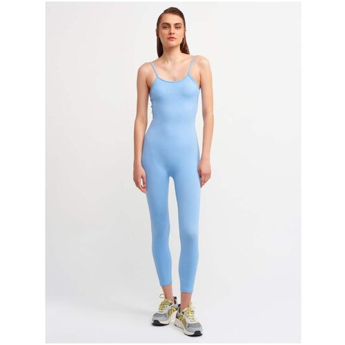 Dilvin Women&amp;#039;s Blue Strap Jumpsuit 7957 Slike