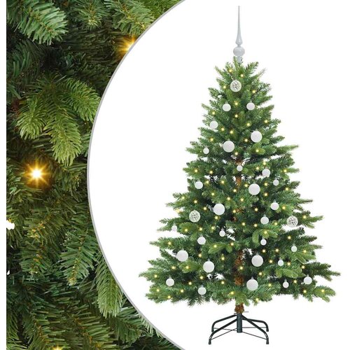 vidaXL Umestno božično drevo med 150 LED Zelena 150 cm PE in PVC, (5000067380) Cene