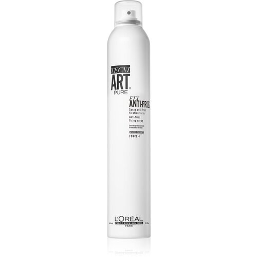 L&amp;acute;Or&amp;eacute;al Paris Tecni.Art Fix Anti Frizz Pure pr&amp;scaron;ilo za fiksiranje proti krepastim lasem brez di&amp;scaron;av 400 ml Slike