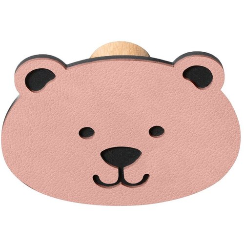 LIND DNA Ružičasta željezna zidna kuka Bear Dot Nupo – Cijene