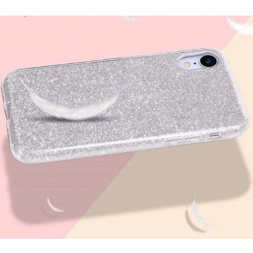 Nillkin silikonski ovitek z ble&amp;scaron;čicami bling za samsung galaxy A32 A326 5G - srebrn Slike