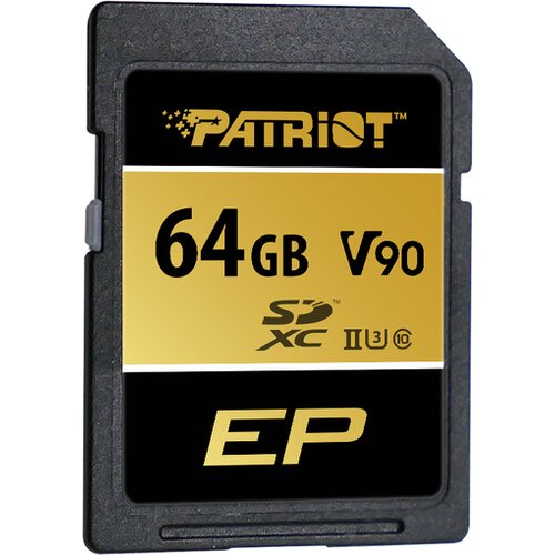 Patriot 64GB SDXC UHS-II Class10 SD card, 300 /260 MB /s Cijene