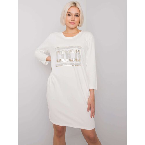 RELEVANCE Dress-RV-SK-6894.44P-ecru Slike