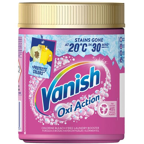 Vanish Oxi Action prašak za fleke pink 470g Cene