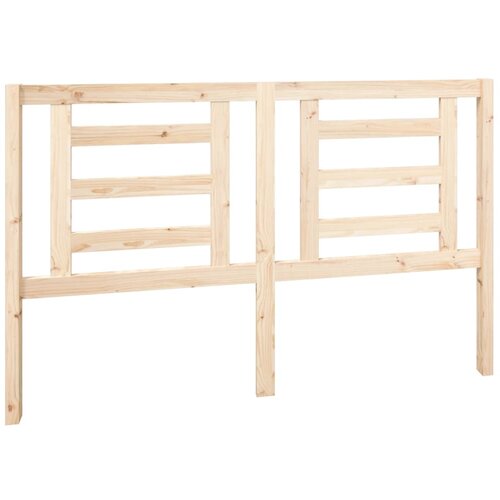 Maison Chic posteljno vzglavje - vzglavna omarica - nočna omarica 156x4x100 cm trdna borovina, (21704642) Slike