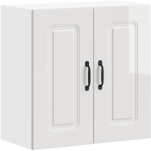 Maison Chic Kuhinjska stenska omarica - Kuhinjska omarica Kalmar visok sijaj bela inž. les iu1010, (22063916) Cene