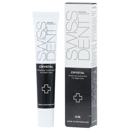 Swissdent Crystal Repair &amp;amp; Whitening belilna zobna krema 100 ml Slike
