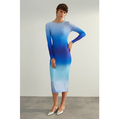 Trendyol Multi-colored Printed Evening Dress Slike