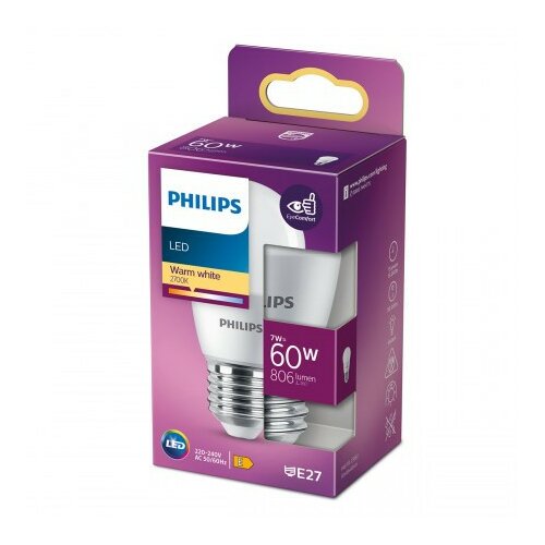 Philips LED sijalica 60w p48 e27 ww, 929002979055, ( 17938 ) Cene
