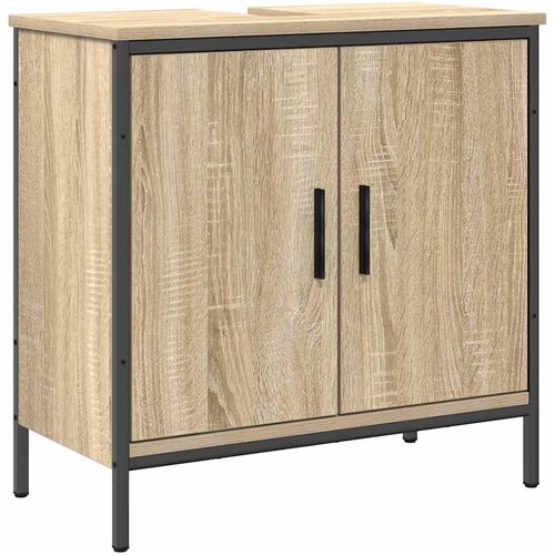  Set namje&amp;scaron;taja za kupaonicu 3 kom. Smeđa 60 x 30 x 60 cm Slike