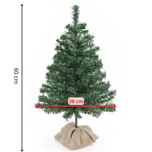  Ukrasna božićna jelka 60 cm zelena Slike