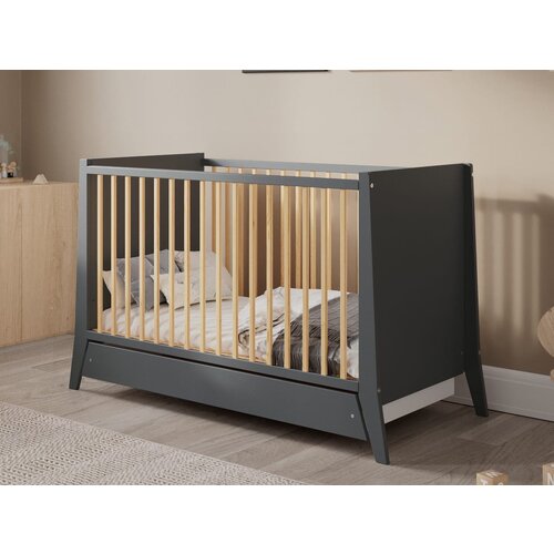 Lettino COSMO 120X60 ANTRACIT PINE + FIOKA Cene