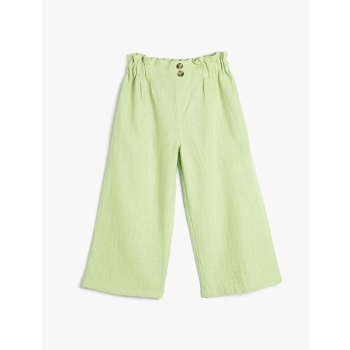 Koton Pants - Gr&amp;uuml;n - Relaxed Slike