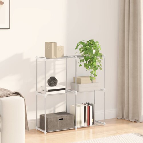  Cijevna polica s pohranom Bijelo 86 x 27 x 90 cm Aluminij Cene