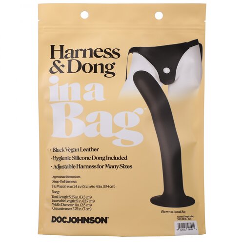 Doc Johnson in a Bag Harness & Dong Black Cijene