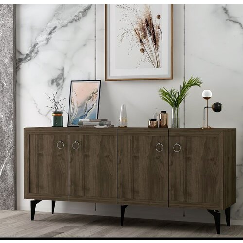 Hanah home selen - walnut walnut console Cene