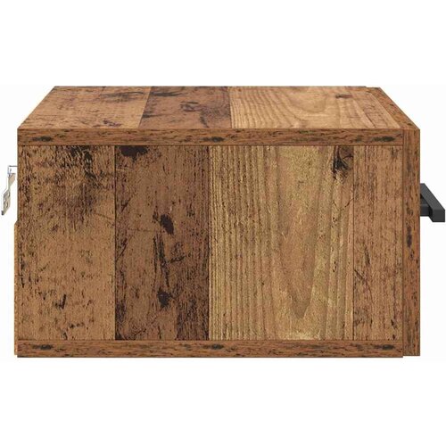 VidaXL Noćni ormar Zidne Staro drvo 35 x 35 x 20 cm Konstruirano drvo Slike