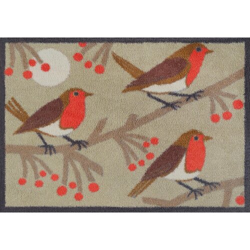 wash+dry PREDPRAŽNIK Red Robins 60/85 cm potiskano večbarvno Cene