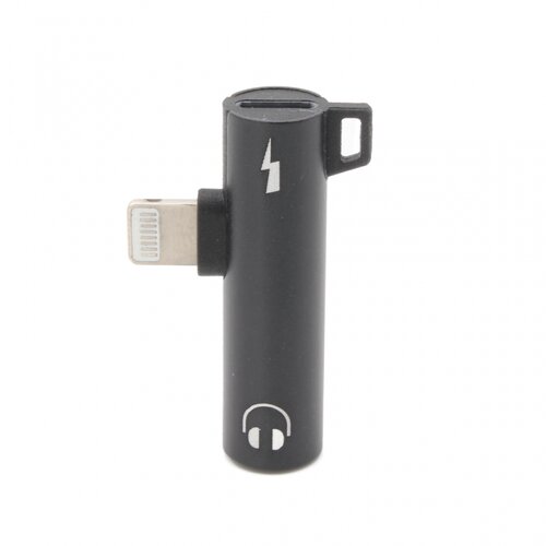 Adapter za slušalice i punjenje iP-15 iphone lightning crni Slike