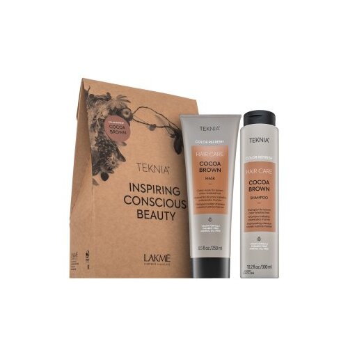 Lakmé Teknia Color Refresh Cocoa Brown Pack &scaron;ampon + maska za rjave lase 300 ml + 250 ml Cene