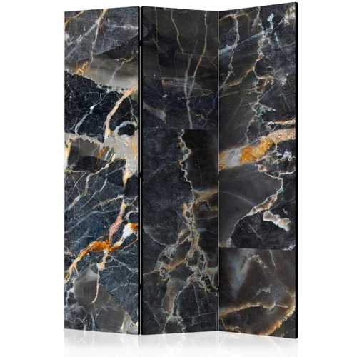  Paravan u 3 dijela - Black Marble [Room Dividers] 135x172