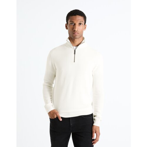 Celio Sweater Front with Zip Collar - Men's Cene