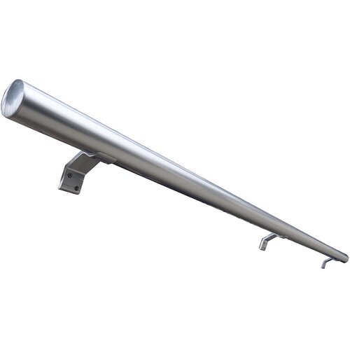  Ograjni ročaj (3000 mm, aluminij, sijaj, stenska montaža) Slike