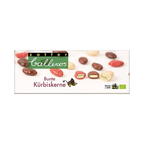 Zotter Schokoladen Bio Balleros - "pisana bučna semena" Cene