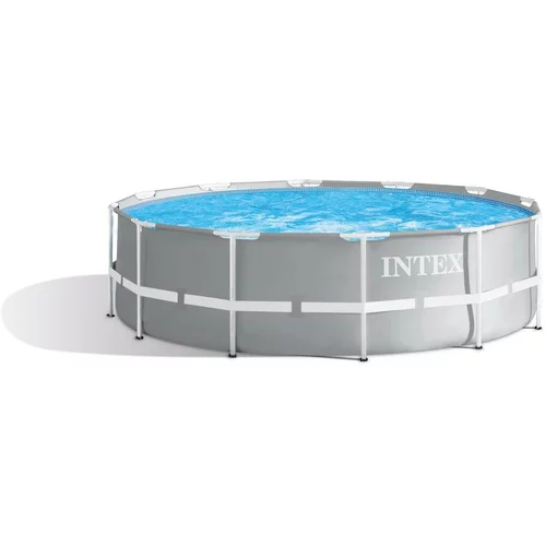 Intex Montažni bazen Prism Frame (Ø x v: 366 x 99 cm, 8592 l, filtrska črpalka: 2271l/h, lestev)