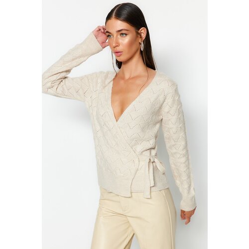 Trendyol Sweater - Beige - Regular fit Slike