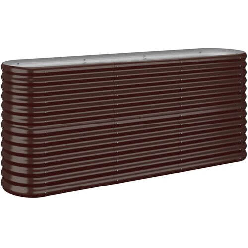 VidaXL Visoka greda iz pra&amp;scaron;no premazanega jekla 152x40x68 cm rjava, (20981310) Slike