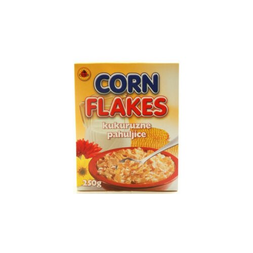 Cornprodukt corn flakes kukuruzne pahuljice 250g kutija Slike
