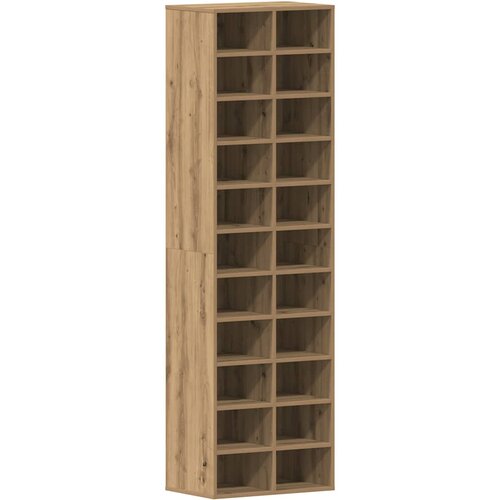 Maison Chic Omarica za obutev - Kopa za čevlje Artisan Oak 54x34x183 cm inženirski les, (21777214) Slike
