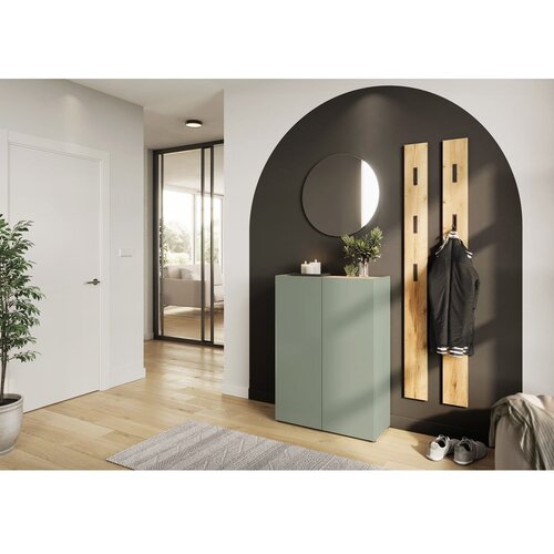 Germania svijetlo zeleni ormarić za cipele u dekoru hrasta 74x105x33 cm alviano &amp;ndash; Slike