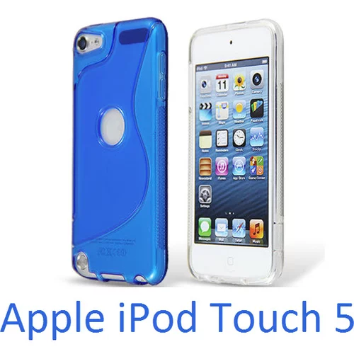  Gumijasti / gel etui S-Line za Apple iPod Touch 5 / Touch 6 - modri