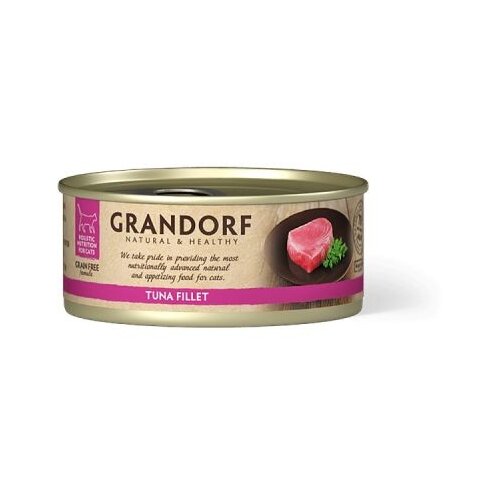 Grandorf Cat konzerva za mačke Grain Free - Fileti Tune 70g Cene