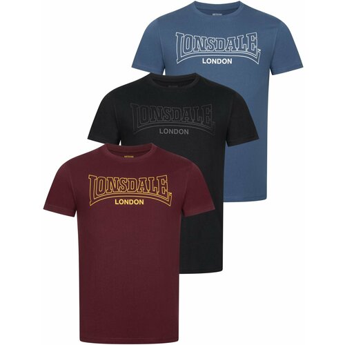 Lonsdale Men's t-shirt regular fit triple pack Cene