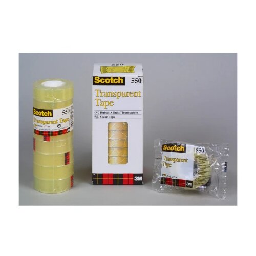  Lepljiva traka Scotch Transparent 550, 19mm x 33m, 1/1 u celofanu Scotch 05LTS505 Cene