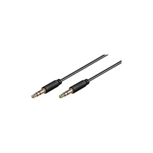 Goobay 69107 AV audio priključni kabel [1x 3,5 mm banana utikač - 1x 3,5 mm banana utikač] 2.00 m crna Cijene