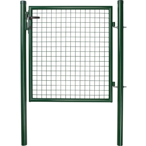  enojna vrata iz valovite mreže zelena 1 m x 1 m Slike