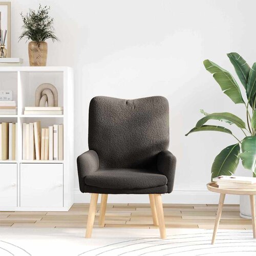  Fotelja Tamno siva 63 x 67 x 94 cm Vuna i Plywood Slike